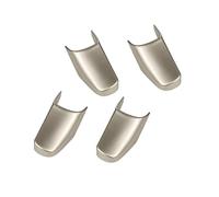 YTJLF 4pcs Car Interior Door Pull Handle Strap End Cover Cap Fit for Lincoln for Town 2003 2004 2005 2006 2007 2008 2009 2010 2011 Inner Door Panel Handle