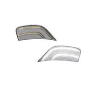 YTJLF For Cadillac For Escalade For ESV 2021 2022 2023 2x LED Front Fender Side Marker Light Side Mirror Turn Signal Light(C White Light)