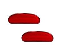 YTJLF For NISSAN For CUBE 2009 2010 2011 2012 2013 2014 Car Red LED Rear Bumper Side Marker Driving Parking Fender Lamps 12V Trailer Lights(Red Lens)