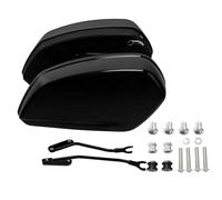 YTJLF Motorcycle Seat Bag for Street for Bob for FXBBS for Softail for Standsrd 2018-2024 Motorcycle Trunk Side Bags Hard Saddlebags Docking Kits Pannier Bag(Style A)