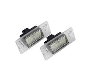 YTJLF Number Plate Light For A4 For B5 1995 1996 1997 1998 1999 2000 2001 2pcs White LED License Number Plate Light Lamps