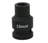 YTKavq 1/2" Drive 10mm Impact Socket, 6 Point Chrome Molybdenum Steel (CR-MO) Heavy Duty Axle Nut Socket for Easy Removal of Axle, Wheel Hub, Lug Nuts