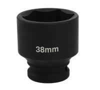 YTKavq 1/2" Drive 38mm Deep Impact Socket, 6 Point Chrome Molybdenum Steel (CR-MO) Heavy Duty Axle Nut Socket for Easy Removal of Axle, Wheel Hub, Lug Nuts