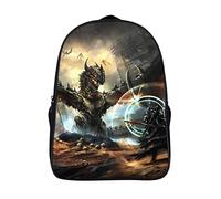 YTLIXIANGN Kids School Backpack Mythical Dragon Fashion Schoolbag Unisex, Convenient for School, Travel And Outdoors, Leisure Backpack Dragon of Battle 40x28x16cm