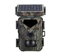 YTLJJ Solar Wildlife mini Camera 20MP 1080P, Built-in a 2600mAh Rechargeable Battery, Hunting Trail Camera 850nm Invisible IR LEDs Night Vision Detection 0.3s Motion Activated, Waterproof IP65