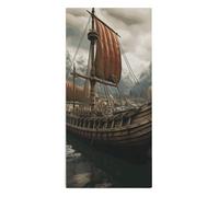 YTLKGFP Old Boat Towel Quick Dry Soft Hand Towel 28.7'' X 13.8'' Microfiber Absorbent Towels Light Weight Decorative Washcloth for Beach Bathroom Spa Gym Hotel