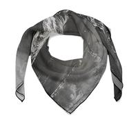 YTLKGFP Silk Square Scarf for Women Abstract Grainy Picture Scarf Lightweight Neckerchief Satin Headscarf for Hair, Abstract Grainy Picture, One Size