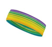 YTLKGFP Sweat Headbands Rainbow Colored Striped Printed Workout Headbands Sports Headband Elastic Soft Fashion Headband Absorb for Yoga Working Out Travel