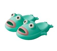 YTLOUNAZ Slippers Women'S Summer Cartoon Frog Funny Slippers Can Be Weared Outdoors And Indoor Home Couple'S Funny Slippers-A-40/41