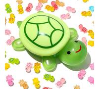 YTLSDHF 201 Piece Miniature Turtle Figures, Mini Turtles, Luminous Tiny Turtles for Fairy Garden and Dollhouse Scenes, Mini Resin Turtles Glow in Dark for Craft Projects