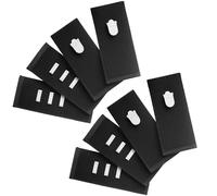 YTLSDHF 4-Pack Waist Extender for Trousers, Adjustable Waistband Extender with Metal Hook, Black Trouser Extenders for Men and Women