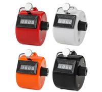 YTLSDHF Clicker Counter, 4 Pack Handheld Tally Counter, 4.6 x 4.3 x 5.5 cm, Durable Mechanical Counters for Sports Training, Warehouse Inventory, Kids Counting Games, Event Attendance Tracking