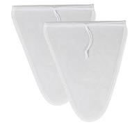 YTLSDHF Muslin Cloths for Cooking, 2 Pack 30x30cm, Cheese Cloths for Straining, Jelly Bag for Jam Making, Triangle V-Shaped Filter Bags
