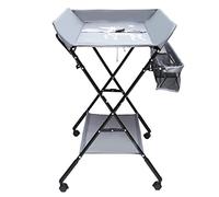 YTnhss Portable Baby Changing Table,Foldable Changing Station,Safety Belt & Large Storage,Ideal for Newborn