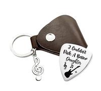 YTNONT I Couldn't Pick a Better Daughter Guitar Pick Jewelry Gift for Your Guitar Player Daughter, From Proud Mom and Dad for Birthdays and Music Lovers