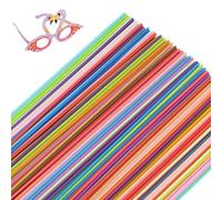 ytorgr 300PCS 3D Pen Filament Refill for 3doodler Start 3D Pen,2.5mm PCL Low Print Temperature Refills Case 30 Colors