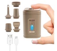 ytorgr Air Pump for inflatables,Portable Electric Mini Air Bed Pump Rechargeable for Deflate Inflatable, Paddling Pool, Air Mattress Boats Swimming Pool Pumps