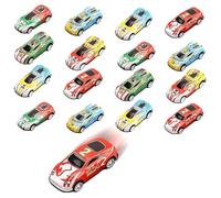 YTPAFK 16 Mini Alloy Pull Back Cars for Kids, Toy Cars,Micro Machines Featuring Diecast Metal Shells, Kids' Play Vehicles, Birthday Party Gifts, Boys Toys Age 3 4 5 6 7