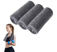 YTPAFK 3 Pack Gym Towel, Gym Towels For Women And Men, 70 X 30 cm Cooling Towel, Quick-Dry Sweat Towel For Fitness, Yoga, Travel And Camping, Soft Microfiber Sports Towels Set
