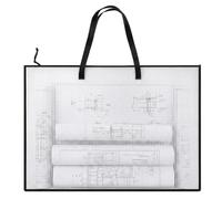 YTPAFK A1 Art Folder Portfolio Case, Professional Artwork Storage Solution, Large Size Art Folder for Artists and Students, 57.8x89.5cm A1 Portfolio Organisation