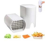 YTPAFK Stainless Steel Potato Chipper, Manual Chip Cutter Machine, Effortless Potato Slicing, Safe & Easy to Use, Dishwasher Safe, Versatile for Vegetables & Fruits