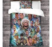 YTPONBCSTUG 3D Printed BOXING Pattern Bedding Set for Kids Adults,Boxing Duvet Cover with Pillowcases,Boxing Microfiber Cover with Zipper Closure