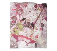 YTPONBCSTUG Anime Fuzzy Fleece Throw Blanket, 3d Printed Manga Sofa Throws, Soft Flannel Cartoon Throws for Sofa 80x90inch(200x230cm)