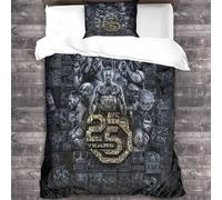 YTPONBCSTUG UFC 3D Boxing Effect for Childrens And Adults Printed Duvet Cover Set with Pillow Cases,Microfiber Boxing Quilt Bedding Set Single（135x200cm）