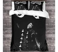 YTPONBCSTUG Ghost Duvet Cover Set 3D Printed Metal Band Set With Pillowcase Metal Band Quilt Cover Bed Linens Double(200x200cm)