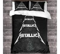YTPONBCSTUG metallic Duvet Cover Heavy Metal Theme Comforter Cover 3D Heavy Metal Pattern Bedding Set For Kids Gift,Quilt Cover Ultra Soft Room Decor Bedclothes