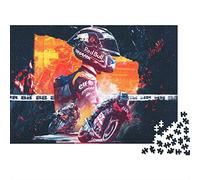 YTPONBCSTUG Motogp 1000pcs (75x50cm) Puzzle, Modern Motorcycle Style, Jigsaw, 1 Set, 1 Item, 1000 Pieces, 1 Gram, Ages 14+