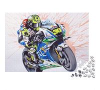 YTPONBCSTUG Motogp 1000pcs (75x50cm) Realistic Motorcycle Jigsaw Puzzle - 1000 Pieces, 1 Set, 1 Gram, Ages 16+
