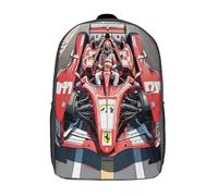 YTPONBCSTUG Racing Car 3D Printed Children's School Backpack for Kids Travel Rucksacks Book Bags Kids cartoon Colourful School Bag 17inch