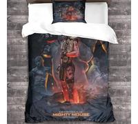 YTPONBCSTUG UFC Bedding Set, 3D Boxing Quilt Duvet Cover Sets, Soft, Zipper Single (135x200cm), Double (200x200cm), King (220x240cm), Super King (260x220cm), Superfine Microfiber, 5 Pack