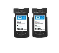 YTrBXZ 560XL 561XL PG560 CL561 XL Ink Cartridges Compatible With Select Printers Including TS5350 TS7450 TS5351 TS5352 TS5353 TS7451 Models Replacement For PG-560 CL-561 Cartridges(2Pack Black)