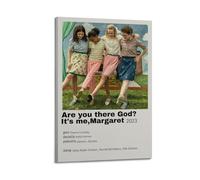 YTRENENRYRY Are You There God It's Me, Margaret1 Poster Vintage Wall Art Canvas Aesthetic Posters Music And Movies Decor Painting for Living Room Bed Room 12x18inch(30x45cm) Frame-style
