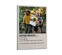 YTRENENRYRY Captain Fantastic Poster Vintage Wall Art Canvas Aesthetic Posters Music And Movies Decor Painting for Living Room Bed Room 20x30inch(50x75cm) Frame-style