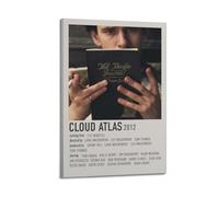 YTRENENRYRY Cloud Atlas Poster Vintage Wall Art Canvas Aesthetic Posters Music And Movies Decor Painting for Living Room Bed Room 08x12inch(20x30cm) Frame-style