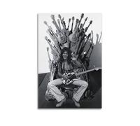 YTRENENRYRY Eddie Van Halen（4） Poster Vintage Wall Art Canvas Aesthetic Posters Music And Movies Decor Painting for Living Room Bed Room 20x30inch(50x75cm) Unframe-style