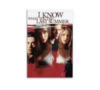 YTRENENRYRY I Know What You Did Last Summer1 Poster Vintage Wall Art Canvas Aesthetic Posters Music And Movies Decor Painting for Living Room Bed Room 24x36inch(60x90cm) Unframe-style
