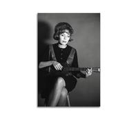 YTRENENRYRY Joni Mitchell（5） Poster Vintage Wall Art Canvas Aesthetic Posters Music And Movies Decor Painting for Living Room Bed Room 16x24inch(40x60cm) Unframe-style