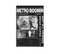 YTRENENRYRY Metro Boomin Not All Heroes Wear Capes（1） Poster Vintage Wall Art Canvas Aesthetic Posters Music And Movies Decor Painting for Living Room Bed Room 20x30inch(50x75cm) Unframe-style