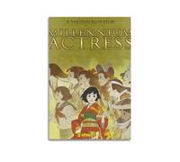 YTRENENRYRY Millennium Actress1 Poster Vintage Wall Art Canvas Aesthetic Posters Music And Movies Decor Painting for Living Room Bed Room 24x36inch(60x90cm) Unframe-style
