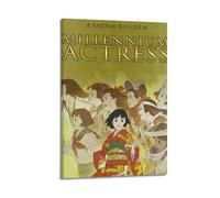 YTRENENRYRY Millennium Actress1 Poster Vintage Wall Art Canvas Aesthetic Posters Music And Movies Decor Painting for Living Room Bed Room 24x36inch(60x90cm) Frame-style
