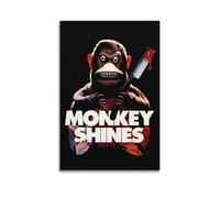 YTRENENRYRY Monkey Shines Poster Vintage Wall Art Canvas Aesthetic Posters Music And Movies Decor Painting for Living Room Bed Room 08x12inch(20x30cm) Unframe-style