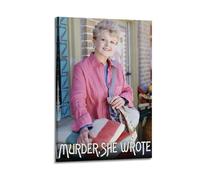YTRENENRYRY Murder, She Wrote（2） Poster Vintage Wall Art Canvas Aesthetic Posters Music And Movies Decor Painting for Living Room Bed Room 08x12inch(20x30cm) Frame-style