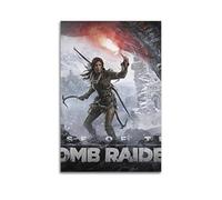 YTRENENRYRY Rise of The Tomb Raider Poster Poster Vintage Wall Art Canvas Aesthetic Posters Music And Movies Decor Painting for Living Room Bed Room 12x18inch(30x45cm) Unframe-style