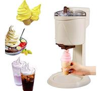 ytrew Soft Serve Ice Cream Machine, Home DIY Kitchen Automatic Mini Fruit Soft Serve Ice Cream Machine, Healthy, Simple One Push Operation