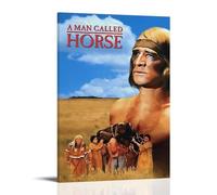 YTRWOEGF A Man Called Horse Posters Aesthetic Wall Art Canvas Decor Vintage Poster Decorative Painting for Living Room Bed Room 24x36inch(60x90cm) Frame-style