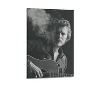 YTRWOEGF Gordon Lightfoot Posters Aesthetic Wall Art Canvas Decor Vintage Poster Decorative Painting for Living Room Bed Room 12x18inch(30x45cm) Frame-style